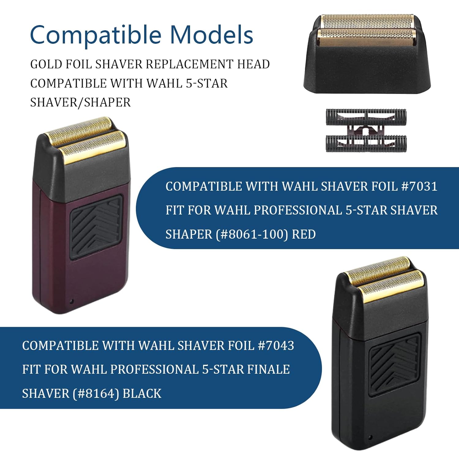 Wahl Professional 5 Star Series Replacement Foil - Gold Super Close Shaving for Sensitive Skin