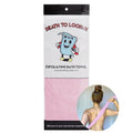 Death To Loofah: Exfoliating Shower Towel - Japanese Style Body Scrubber, Back Scrubber, and Face Wash Cloth in One - Say Goodbye to Ordinary Washcloths!