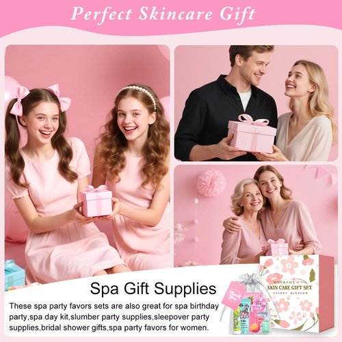 55PCS Spa Skincare Set for Kids,Spa Party Favors Supplies For Teens 10-12, Easter Basket Stuffers, Small Gifts, Galentines Gifts,Bulk Gift For Girls Ages 8-12