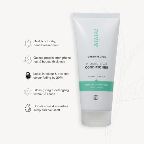 Green People Intensive Repair Conditioner - Nourishing Formula for Damaged Hair | 200 ML