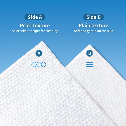 matern'ella Hanging Dry Wipes 166 Counts Face Towel Washcloth Facial Cleansing Thickened Makeup Remover Disposable Soft Face Towelettes for Sensitive Skin Fragrance and Alcohol Free Wet Dry Dual Use