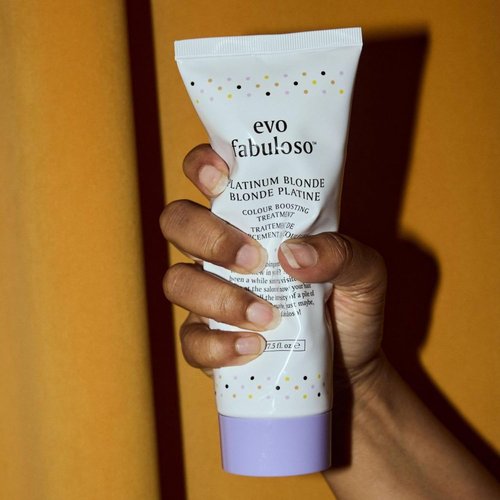 EVO Fabuloso Platinum Toning Conditioner for Blonde Hair - Reduces Brassiness & Adds Shine - 1 fl oz Travel Size