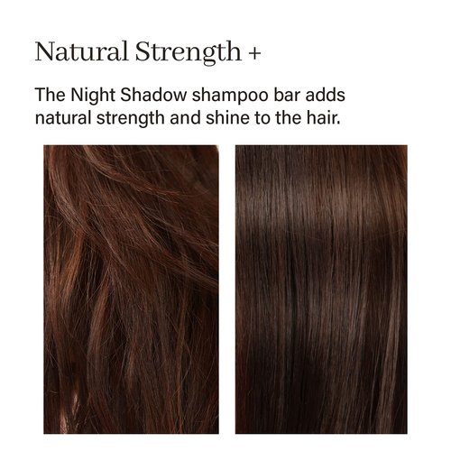 Areancia Night Shadow Biotin Shampoo Bar - Regrowth & Darkening for Gray Hair | Strengthening, Vegan, pH Balanced