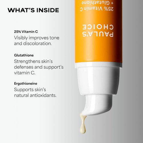 Paula’s Choice 25% Vitamin C Serum - Brightening Face Serum with Antioxidants | Fragrance-Free, 1oz