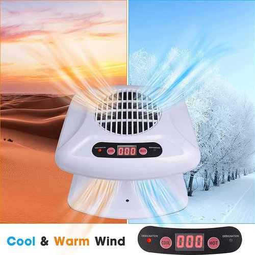 GGAIFbp Nail Dryer for Regular Polish 300W 2 in 1 Nail Drying Fan with Auto Sensor Hot and Cold Air Professional Nail Dryer for Manicure Salon and Daily Home Use(White)