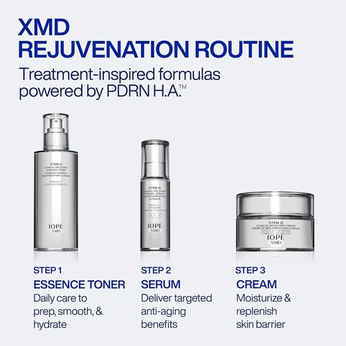 IOPE XMD Stem III Clinical Recovery Essence Toner - Hydrating & Soothing Face Prep - Balances & Calms Skin - 5.07 fl. oz.