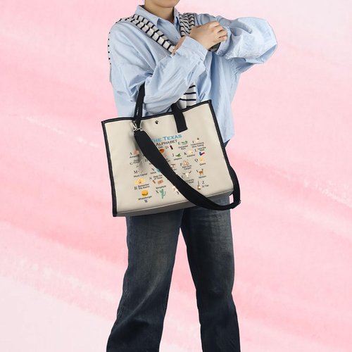 Texas Canvas Tote Bag Texas State Gift Texas Eco Tote Bag Reusable Bag Welcome Bag (TexasZhengTB)