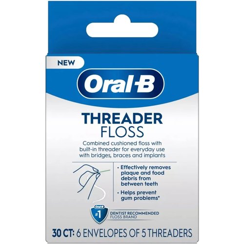 Oral-B Glide Threader Floss (Pack of 4)