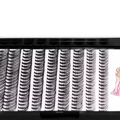Dedila 8-22mm to Choose 20D/40D/60D/80D/100D Individual False Eyelashes Makeup Cluster Eyelashes Thickness 0.07mm D Curl Natural long Black Soft 3D Eye Lashes Extensions (20D-10-12-14-16MM Kit)