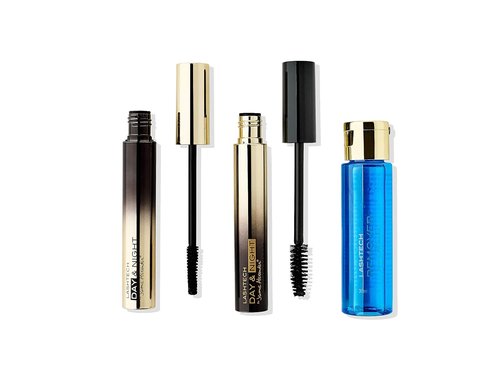 Jerome Alexander LashTech Volumizing Mascara Set - Day & Night Formula with Eye Makeup Remover | Black