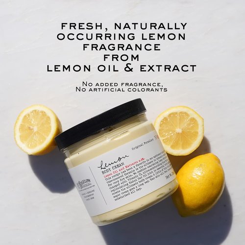 C.O. Bigelow Lemon Body Cream - Moisturizing Lotion for Dry Skin with Shea Butter | 8oz