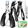 Trimlyx Toenail Clippers for Thick Toenails, Heavy Duty Toe Nail Clippers for Thick Nails for Seniors, Ingrown Large Toe Nail Clippers for Seniors, Men 5Pcs