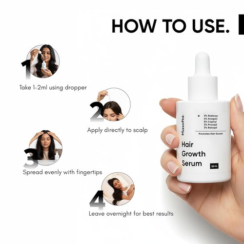 Masofta Hair Growth Serum - Promote Hair Growth & Control Hair Fall | 50ml for Men & Women