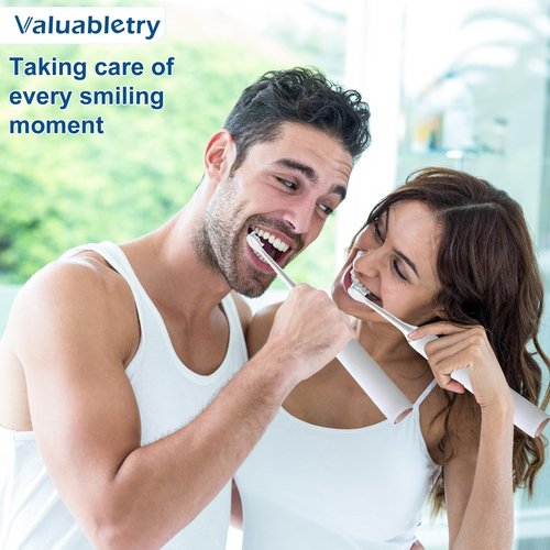8 Pack Replacement Brush Heads, Compatible with Philips Sonicare Electric Toothbrush, 4pcs Precision Clean and 4pcs Whitening Clean Brush Heads, White.