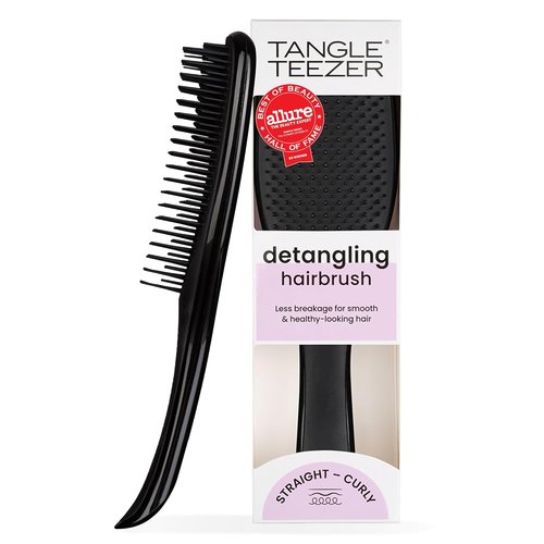 Tangle Teezer Ultimate Detangler Brush - Effortlessly Eliminate Knots & Reduce Breakage | Liquorice Black