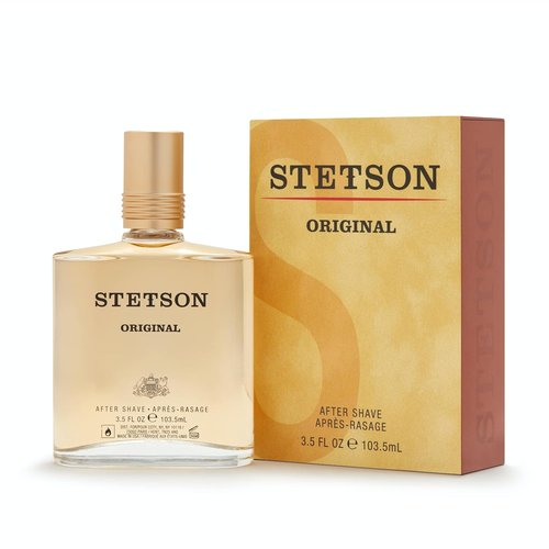 Stetson Original Aftershave - Earthy Woody Aroma After Shave Splash for Men - 3.5 Fl Oz