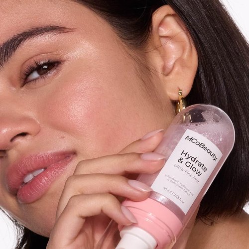 MCoBeauty Hydrate & Glow Mist - Ultra-Fine Hydrating Face & Body Spray with Hyaluronic Acid | Vegan & Cruelty-Free