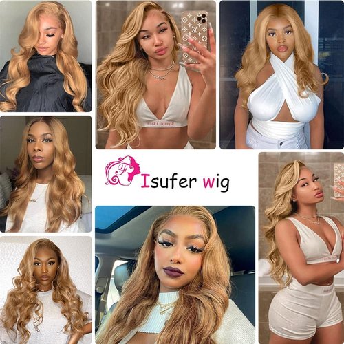 4X4 Honey Blonde 27# Closure Pre Plucked Closure Hd Transparent Lace With Baby Hair Brazilian Virgin Hair Body Wave 14 Inch Next Day Delivery