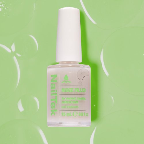 Nail Tek Ridge Filler Formula 1 – Clear Ridge Filler for Nails Base Coat, Nail Strengthener Polish for Strong, Healthy Natural Nails Growth, 0.5 fl oz