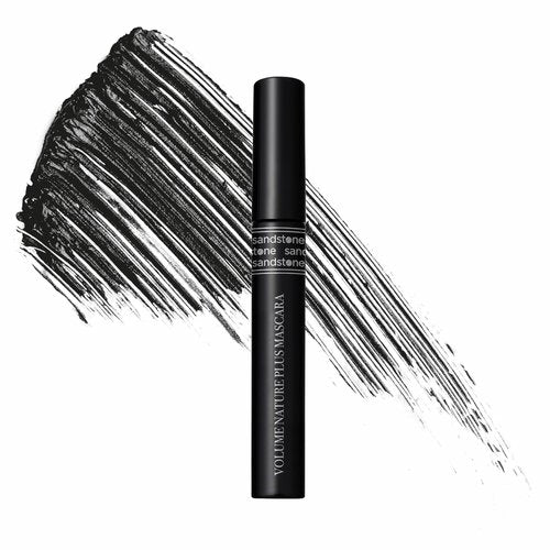 Sandstone Scandinavia Volume Nature Plus - Hypoallergenic Mascara for Sensitive Eyes - Smudgeproof & Lengthening, Vegan Formula