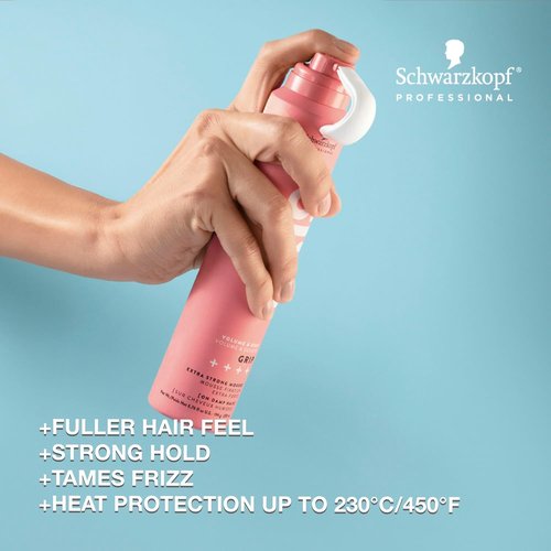 OSiS+ Grip Extreme Hold Mousse - Extra Strong Control & Volume with Heat Protection
