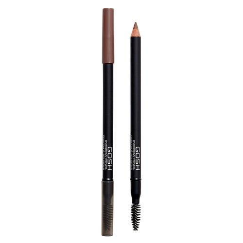 Gosh Eyebrow Pencil - Rich Brown Color for Defined Brows | Long-Lasting Formula