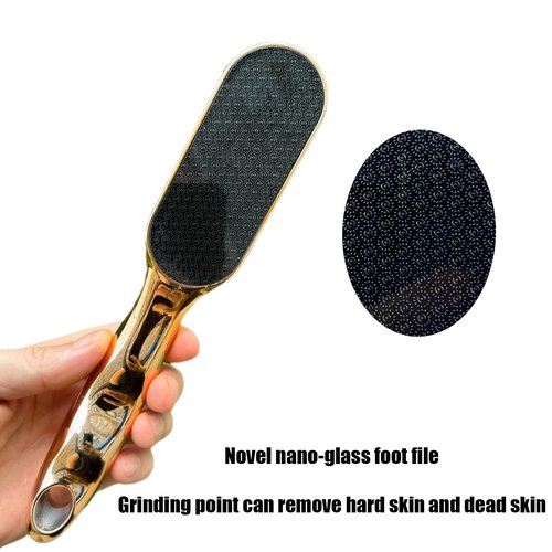 2 pcs Hard Skin Remover Nano Glass Foot File - Foot Callus Remover, Dead Skin Remover, Durable Foot Scrubber, Long Lasting Foot Buffer,Hygienic Pedicure Tool，Soft Smooth Feet
