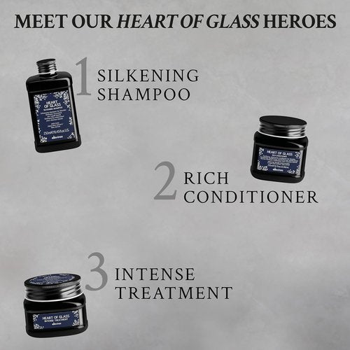 Davines Heart of Glass Sheer Glaze - Brightening Leave-In Fluid for Blonde Hair | Hydrates & Protects from UV/Heat, 5.07 Fl Oz