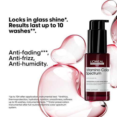 L'Oréal Professionnel Paris Vitamino Color Serum - Instant Glass Shine & Heat Protection Up to 450°F