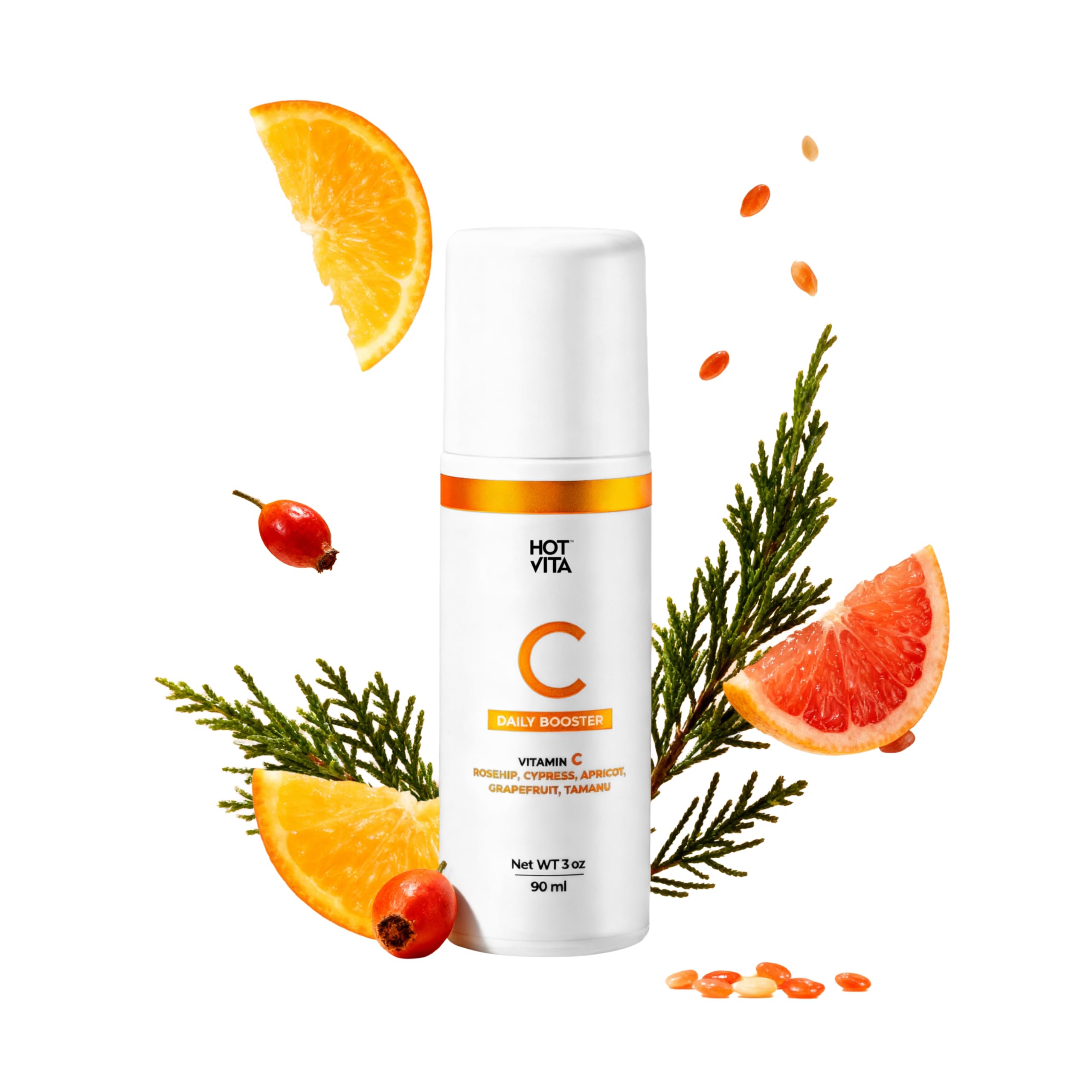 Vitamin C Body Oil for Women – Hydrating & Brightening Body Oil, Lightweight Moisturizing Skin Oil for Dry Skin, Body Glow Oil for After Shower Use