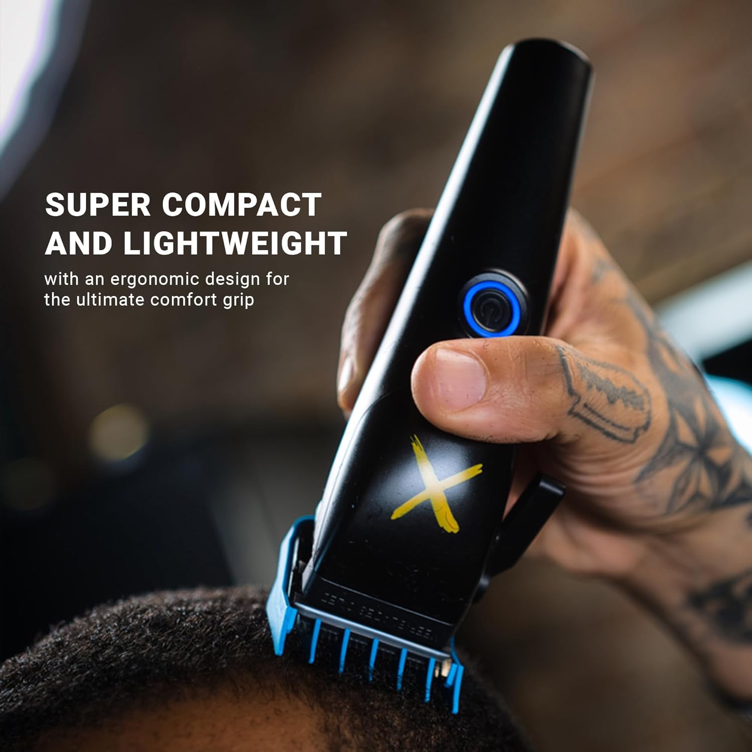 Stylecraft Instinct Professional Cordless Hair Clipper - Intuitive Torque Control & 3 Modular Lids