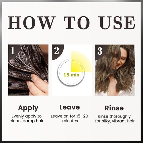 SOVONCARE Black Hair Color Depositing Conditioner Mask - 5.28 Oz | Cruelty-Free Formula