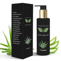 DNK Naturals Aloe Vera Gel made from fresh 100% Pure Aloe - Sunburn Relief - Calms Irritated Skin - Hydrates - With Niacinamide - For Face, Body, and Hair - Vegan, No Fragrance - 200ml