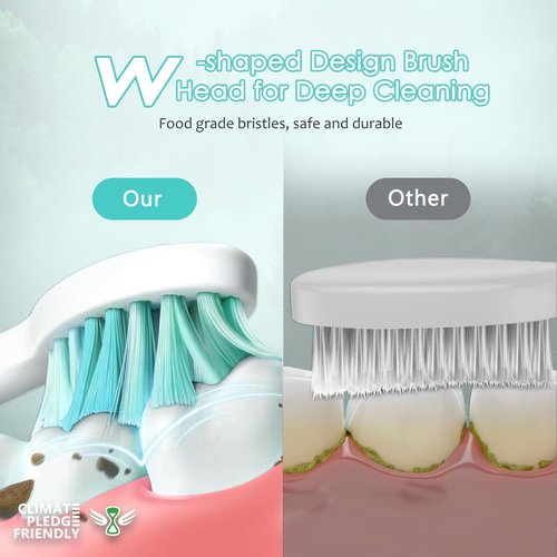 Replacement Heads for Waterpik Sonic Fusion 2.0, Extra-Large Size Flossing Toothbrush Head fit for Water pik SF-01 SF-02 SF-03 SF-04 (White, 5 Count)