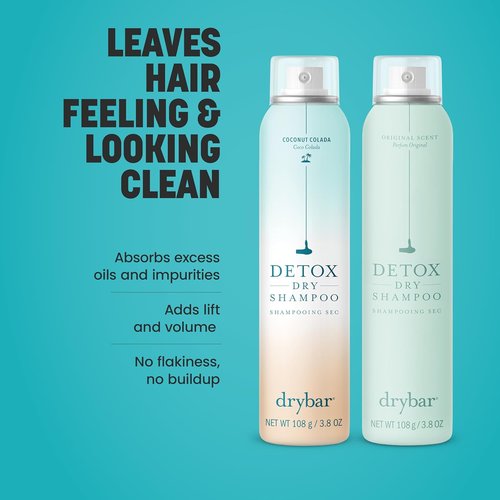 Clean Sweep Detox Duo Kit - Holiday Gift Set with Coconut Colada & Original Dry Shampoo | Two 3.8 oz Cans