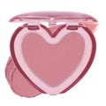 Lilybyred Luv Beam Sherbet Cheek - Heart-Shaped Korean Cream Blush, Lightweight & Buildable, 0.12 oz (07 Grape Topping)