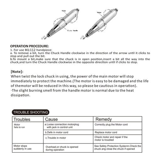 Nail Drill, Portable Electric Nail File 45000RPM, Rechargeable Nail Drill Professional with Bits & Base, for Acrylic Gel Nails, E-File Machine, Manicure Polishing, for Salon Home, White