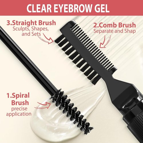 Skiennix Eyebrow Pencil Kit - Waterproof Microblading Pen & Gel, Long-Lasting Makeup - Blonde