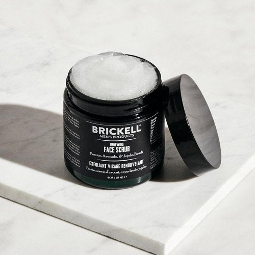 Brickell Men's Activated Charcoal Facial Cleanser & Moisturizer - Daily Advanced Face Care Routine