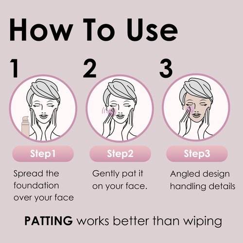 5Pcs Pale Pink Makeup Sponge For Foundation Concealer And Powder, Latex free Blender Sponge For Natural And Easy Makeup Soft Long-lasting And Beginner-friendly, Medium