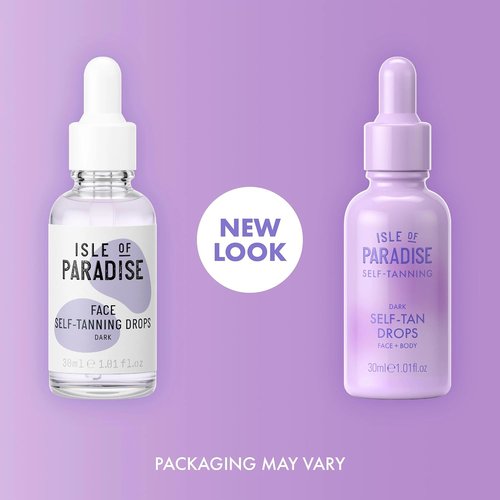Isle of Paradise Self Tanning Drops - Natural Bronze Tan, Long-Lasting & Dermatologist-Approved, 1.01 fl. oz