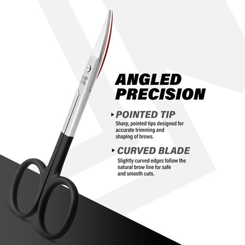 MUSI tweezers Shape Eyebrows & Remove Facial Hair, Ingrown Hair, Chin & Splinters – Expert Tweezers Kit with Eyebrow Scissor, Professional Multipurpose tweezers kit, Stainless Steel Men & Women