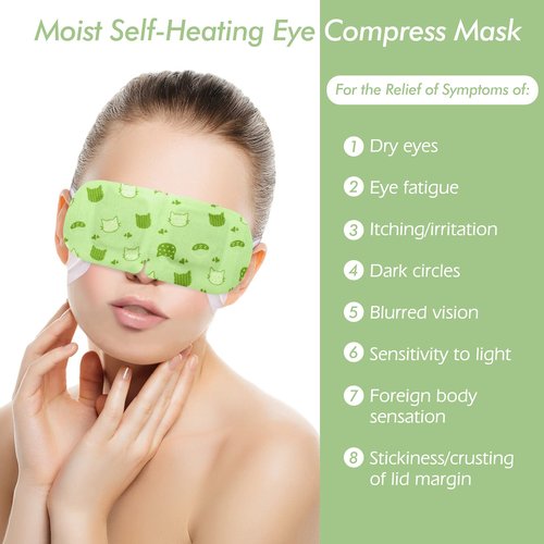 Jekeno Steam Eye Mask, 16 Packs Eye Masks for Dry Eyes, 40-60 Minutes Self Moist Heated Warm Compress Eye Mask Disposable for Sleep, Spa Relaxing Trip Gifts, Travel Essentials for Women Men