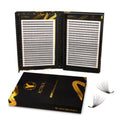 800 Premade Fans Eyelash Extensions 16D 8-15mm Mixed Length Premade Lash Fans D Curl Middle Stem Premade Fans Handmade Volume Premade Lash Extensions Fans Box