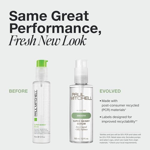 Paul Mitchell Super Skinny Serum - Blowout Primer, Speeds Up Drying Time, Humidity Resistant, For All Hair Types