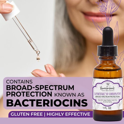 Leucidal® SF COMPLETE Broad Spectrum Protection Cosmetic Ingredient for DIY Vitamin C Ascorbic Acid & Hyaluronic Acid Powder Serum, Facial Lotion & Other Formulations, 1 oz RESURRECTIONbeauty