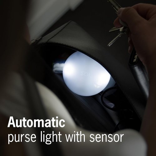 Brainstream SOI Handbag Light with Sensor - Automatic Purse Lamp with Replaceable Batteries - Made in Germany