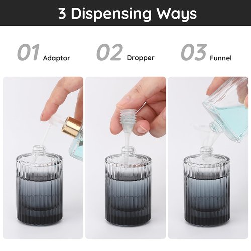 Segbeauty 1.7oz Travel Perfume Atomizer Refillable, 2pcs Cologne Spray Bottle Atomizer, 50ml Refillable Empty Glass Perfume Bottles, Fine Mist Spray Bottles Cologne Refill Bottle for Travel