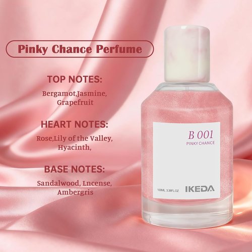 Ikeda Women's Eau de Parfum - Long-Lasting Floral Fragrance with Rose, Sandalwood & Jasmine | 100 ml Travel Size Gift