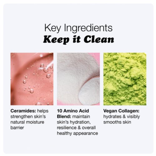 Innbeauty Project Keep It Clean Hydrating Gel Cleanser with Ceramides & 10 Amino Acids, 6.7 OZ (200ml)